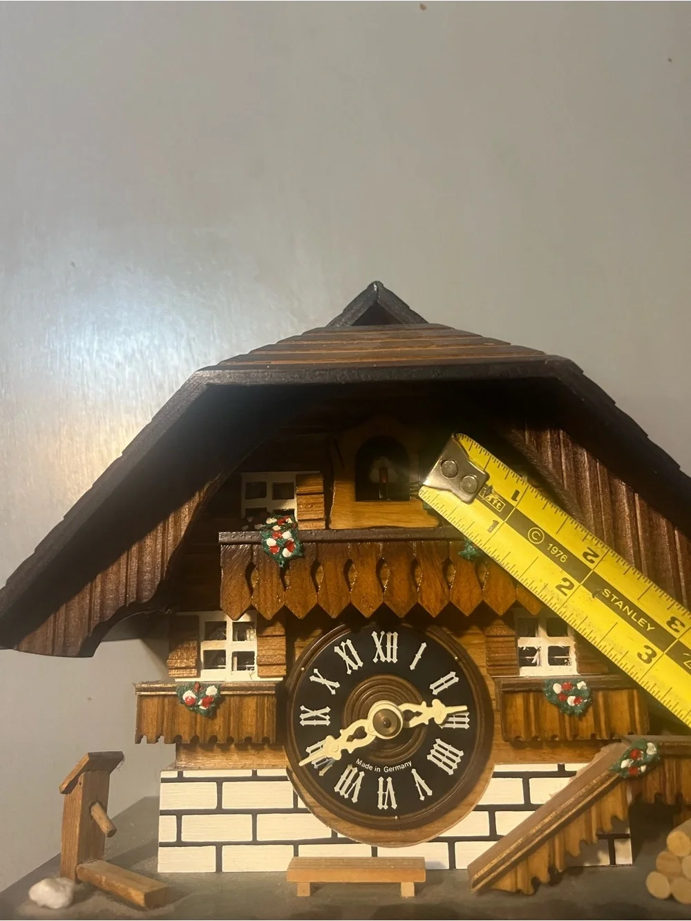 Authentic German Black Forest Chalet Cuckoo Clock VdS Seal - As-Is